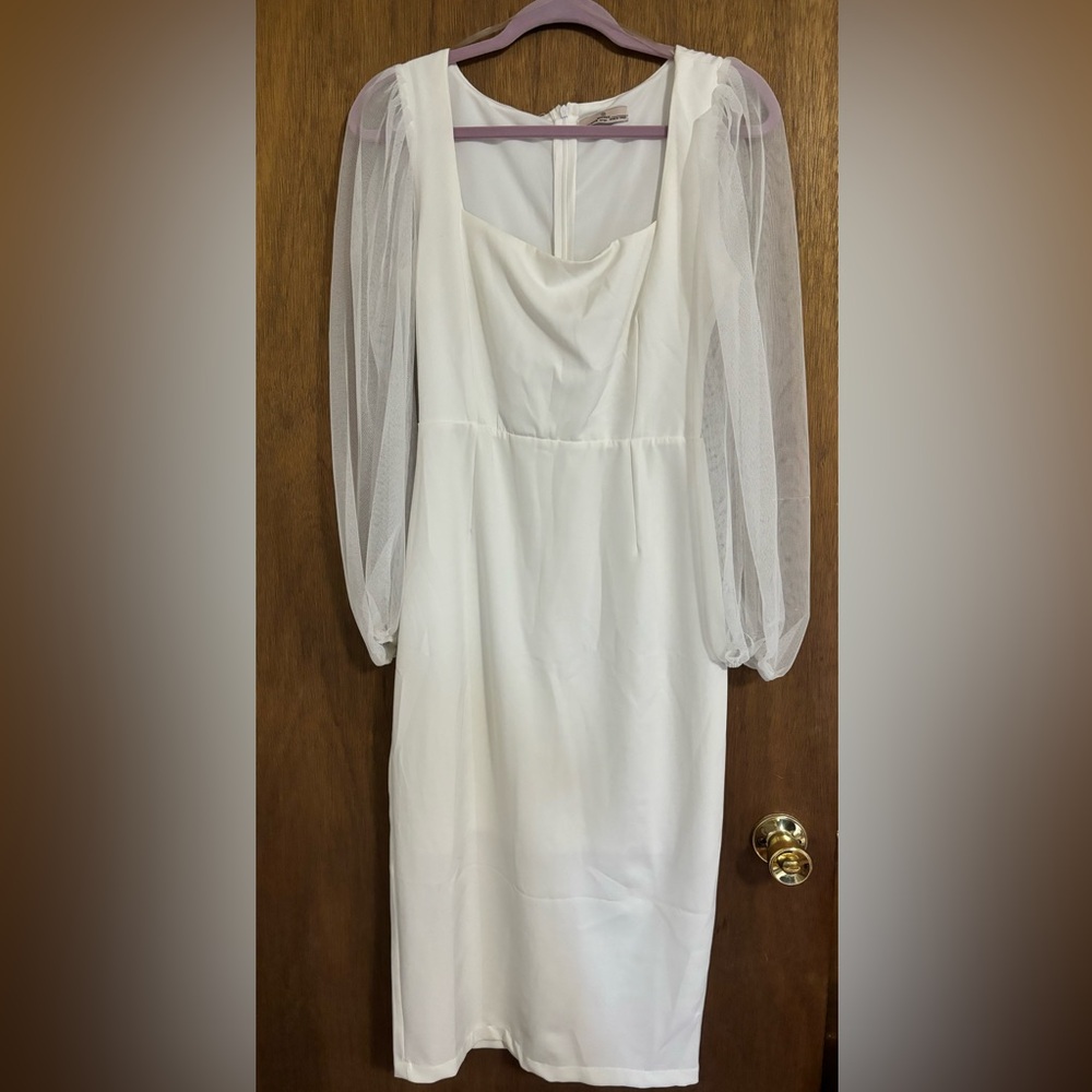 White dress